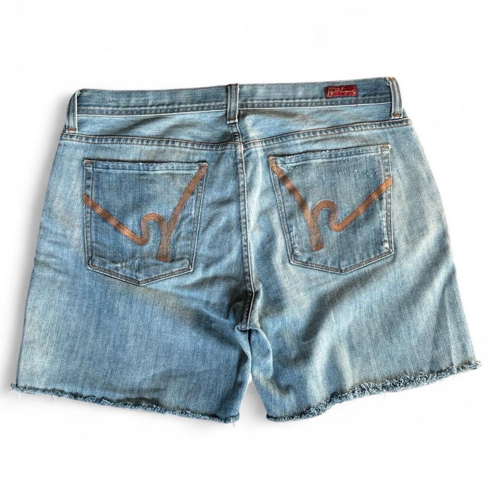 Y2K Vintage Citizens of Humanity Jeans Cut Off Shorts Unisex Size 36
